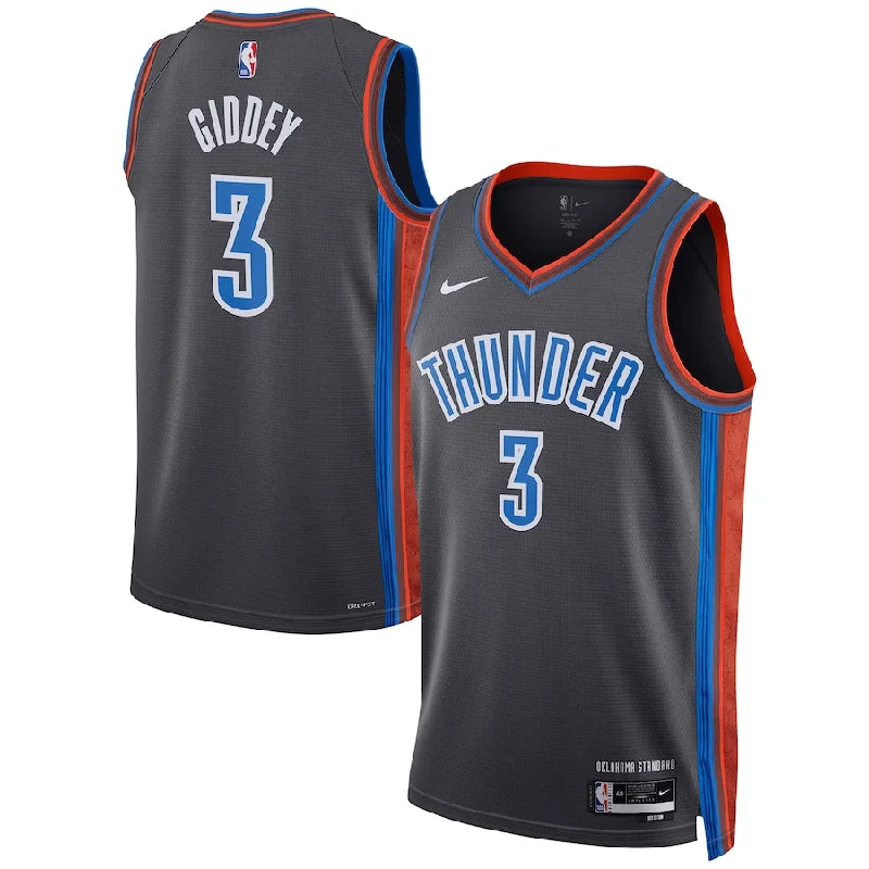 Personalized soccer jersey for team photo sessions-Personalized basketball jersey for team photo sessions-Josh Giddey Oklahoma City Thunder Jersey