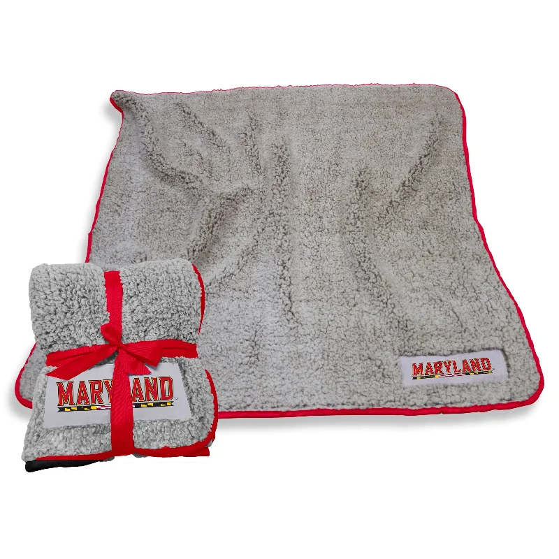 Team home textiles for game day relaxation-Maryland Frosty Fleece