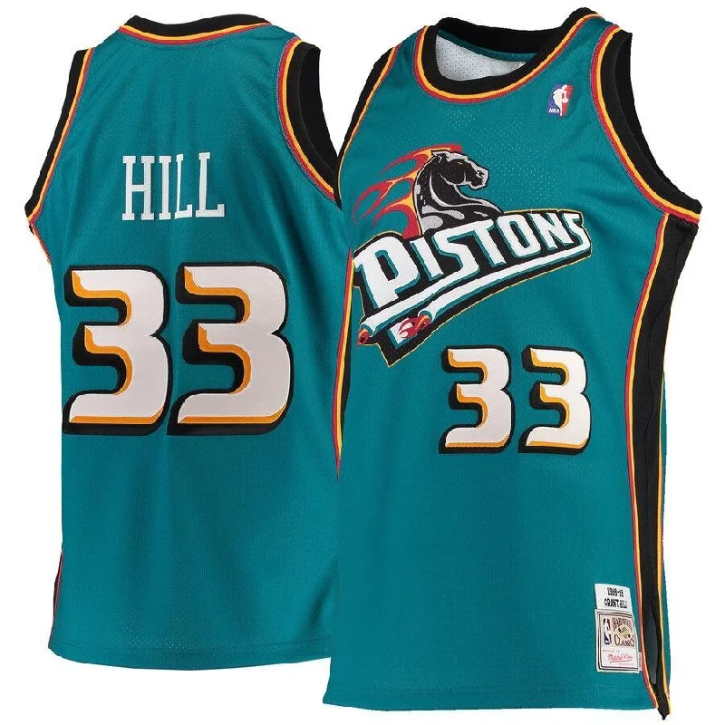 Soccer jersey for casual and professional athletes-Basketball jersey for casual and professional athletes-Grant Hill Detroit Pistons Jersey