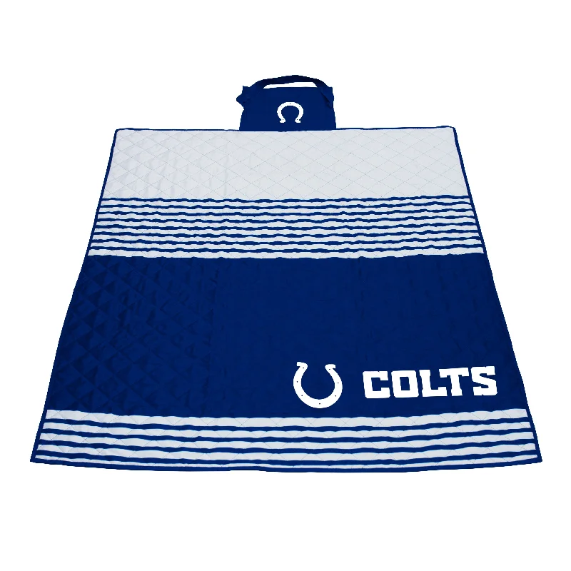 Custom team home textiles for tailgating parties-Indianapolis Colts Outdoor Blanket