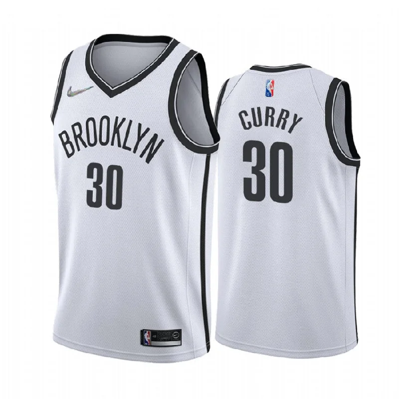 Personalized soccer jersey for fans of all ages-Personalized basketball jersey for fans of all ages-Seth Curry Brooklyn Nets Jersey (HEAT PRESSED)