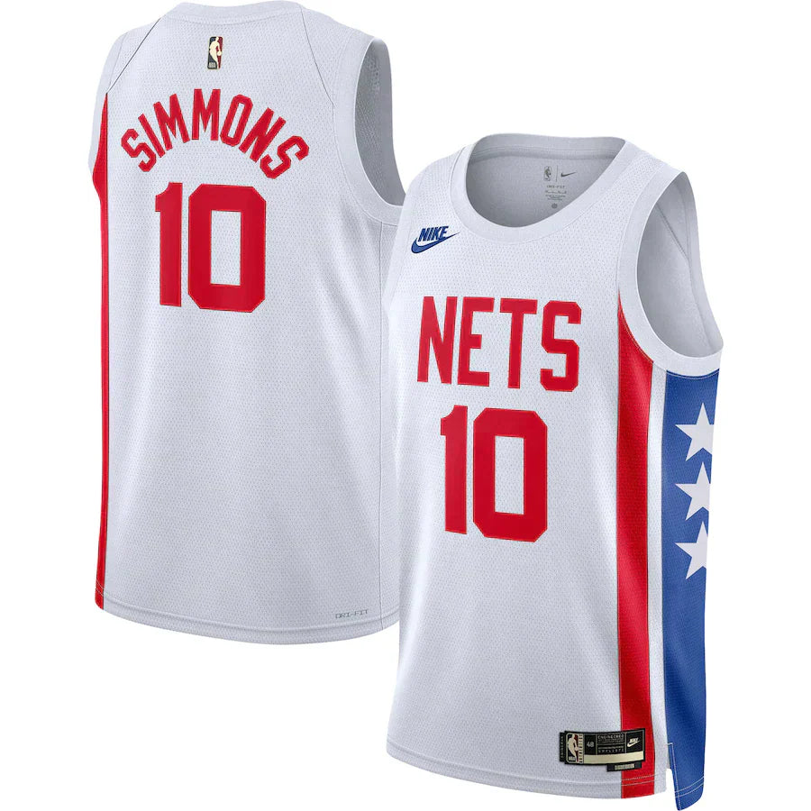 Soccer jersey for casual sport lovers and enthusiasts-Basketball jersey for casual sport lovers and enthusiasts-Ben Simmons Brooklyn Nets Jersey