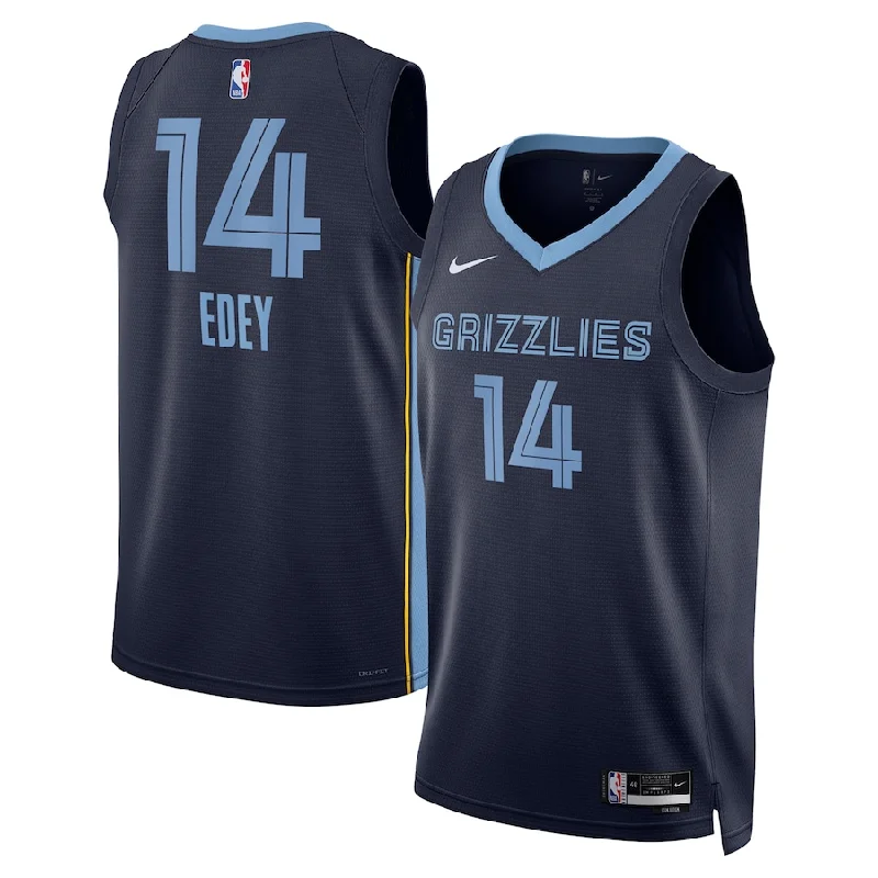 Personalized soccer jersey with player names and designs-Personalized basketball jersey with player names and designs-Zach Edey Memphis Grizzlies Jersey