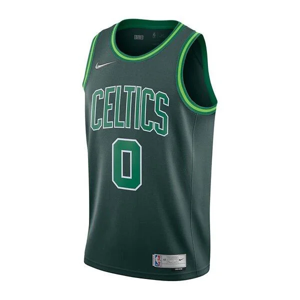 Soccer jersey with team colors and design-Basketball jersey with team colors and design-Jayson Tatum Boston Celtics Earned Edition Jersey