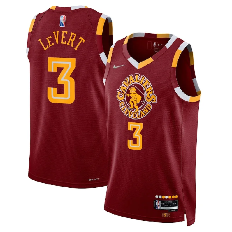 Custom soccer jersey with high-performance fabric-Custom basketball jersey with high-performance fabric-Caris Levert Cleveland Cavaliers Jersey