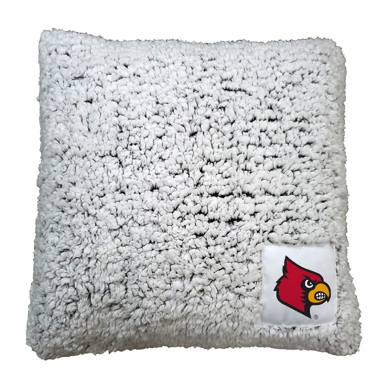 Personalized team pillows for home décor-Louisville Frosty Throw Pillow