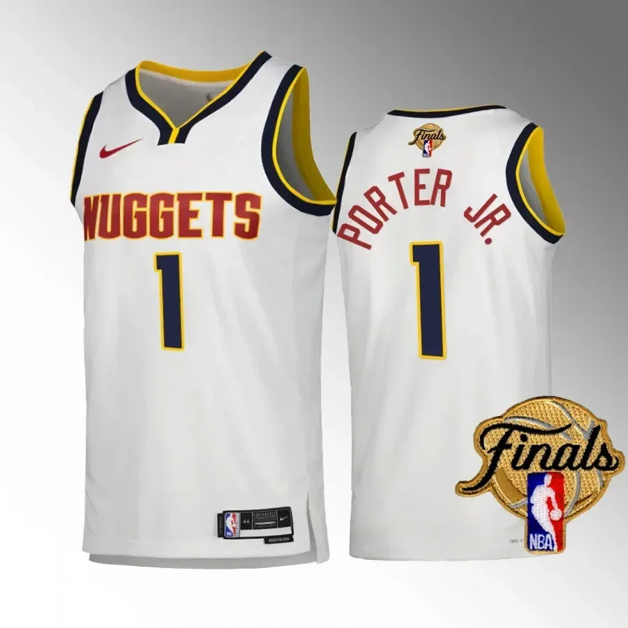 Soccer jersey with unique designs for special events-Basketball jersey with unique designs for special events-Michael Porter Jr Denver Nuggets NBA Finals Jersey