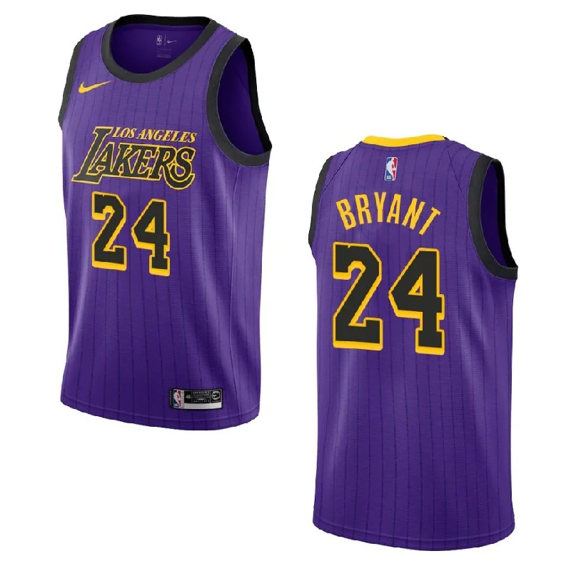 Custom soccer jersey for team spirit-Custom basketball jersey for team spirit-Kobe Bryant Los Angeles Lakers City Edition Jersey