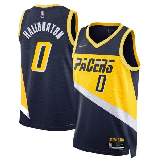 Retro-inspired soccer jersey with classic look-Retro-inspired basketball jersey with classic look-Tyrese Haliburton Indiana Pacers Jersey