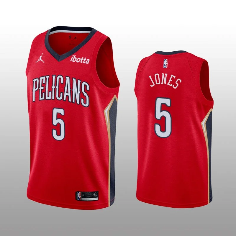 Soccer jersey with professional team logos-Basketball jersey with professional team logos-Herbert Jones New Orleans Pelicans Jersey