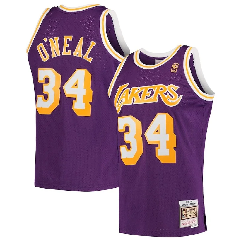 Authentic soccer jersey for collectors-Authentic basketball jersey for collectors-Shaquille O'Neal Los Angeles Lakers Jersey