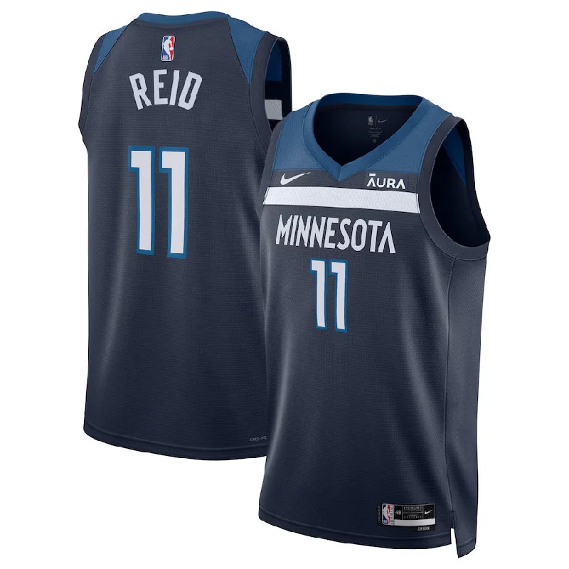 Personalized soccer jersey with bold number designs-Personalized basketball jersey with bold number designs-Naz Reid Minnesota Timberwolves Jersey