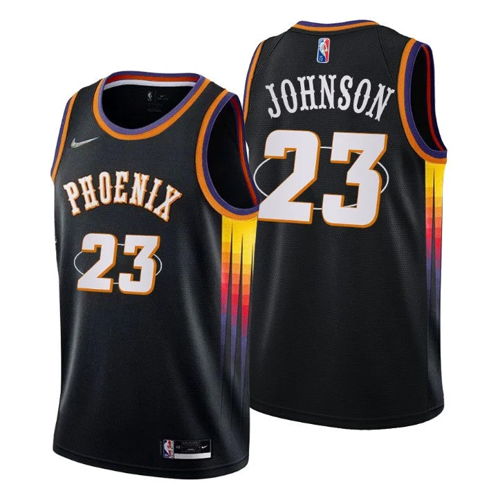 Custom soccer jersey with contemporary designs-Custom basketball jersey with contemporary designs-Cameron Johnson Phoenix Suns Jersey