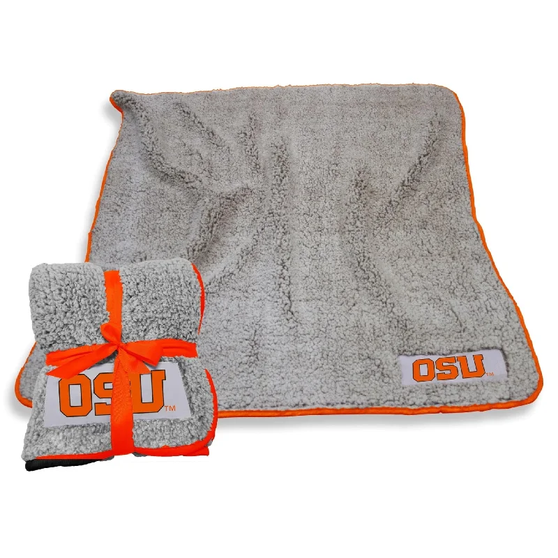 Personalized team blankets with vibrant colors-Oregon State Frosty Fleece