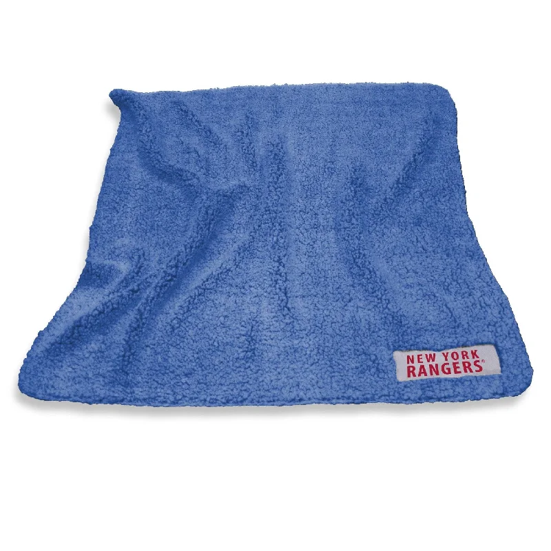 Sports team home textiles for fans who love to entertain-New York Rangers Color Frosty Fleece