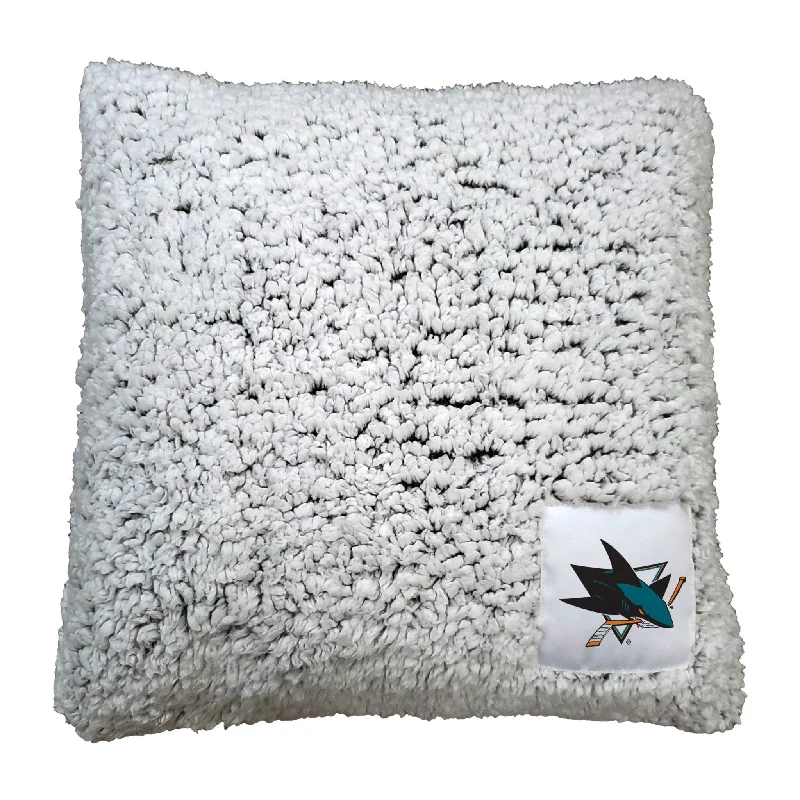 Team home textiles with quick-dry fabrics for the sports fan lifestyle-San Jose Sharks Frosty Pillow