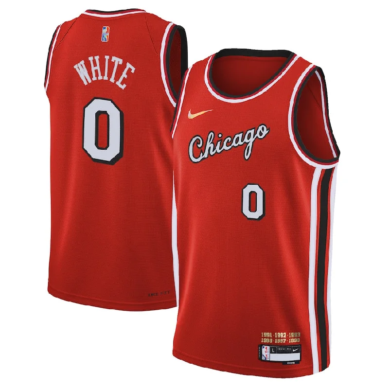 Custom soccer jersey for professional teams-Custom basketball jersey for professional teams-Coby White Chicago Bulls Jersey