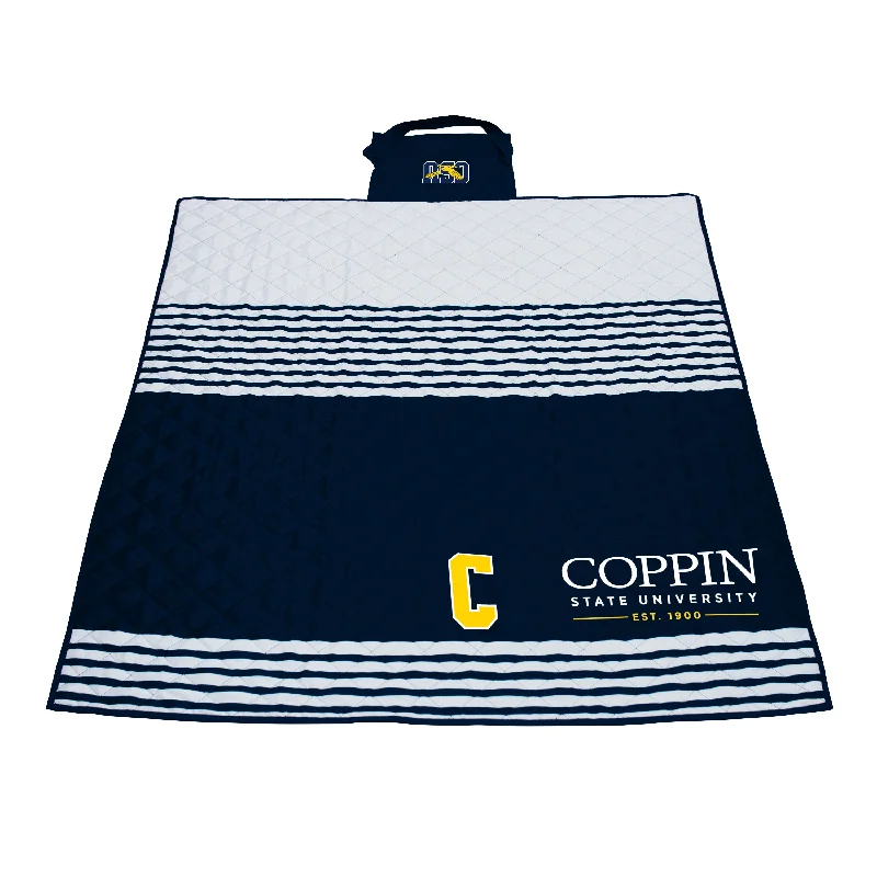 Personalized team throws for the couch or bed-Coppin State Outdoor Blanket