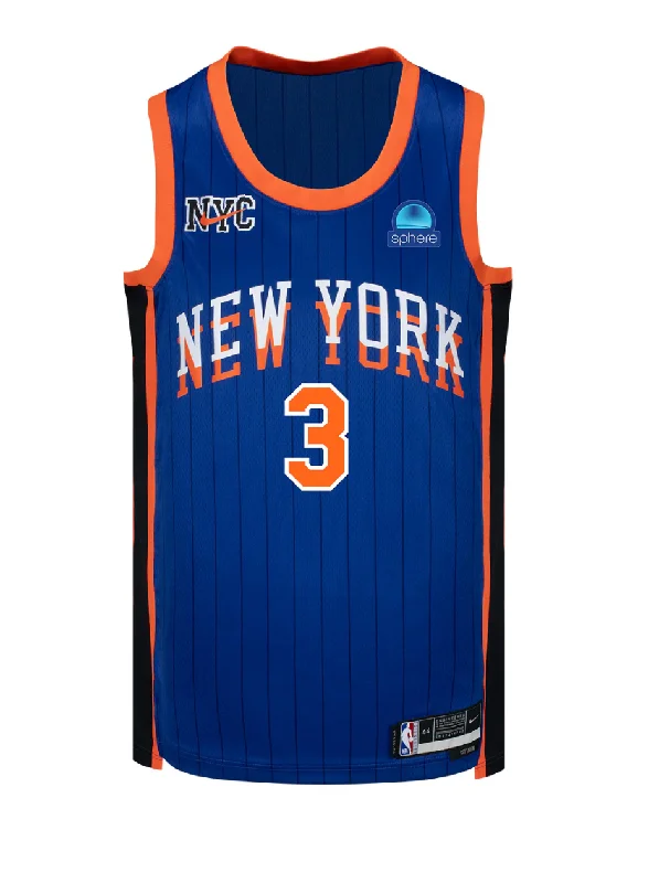 Soccer jersey with customizable stitching and patchwork-Basketball jersey with customizable stitching and patchwork-Josh Hart New York Knicks Jersey