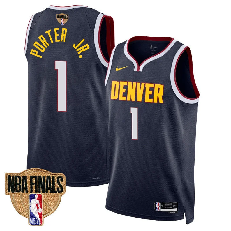 Team soccer jersey with matching accessories-Team basketball jersey with matching accessories-Michael Porter Jr Denver Nuggets NBA Finals Jersey