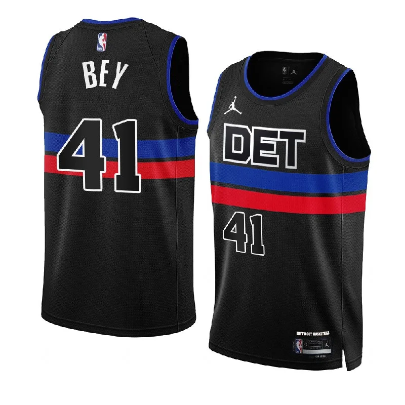 Soccer jersey for sports enthusiasts and collectors-Basketball jersey for sports enthusiasts and collectors-Saddiq Bey Detroit Pistons Jersey