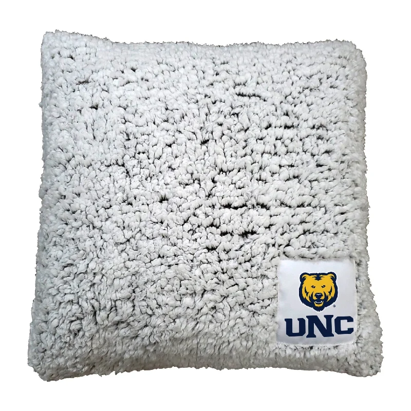 Custom team floor mats for your sports fan home-Northern Colorado Frosty Throw Pillow