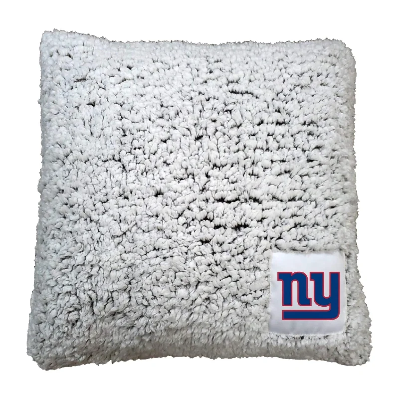 Team home textiles for making your house a fan zone-New York Giants Frosty Throw Pillow