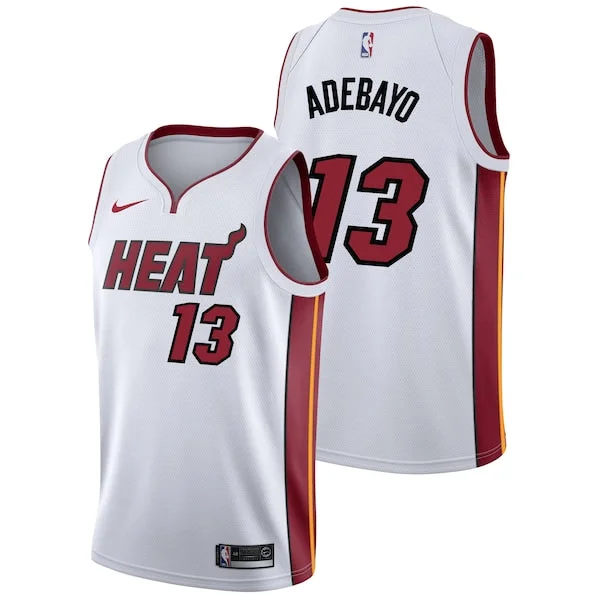 Custom soccer jersey for team spirit-Custom basketball jersey for team spirit-Bam Adebayo Miami Heat Jersey