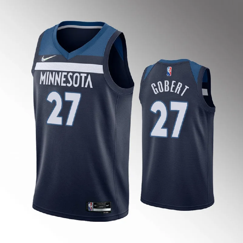 Soccer jersey for home and away games-Basketball jersey for home and away games-Rudy Gobert Minnesota Timberwolves Jersey