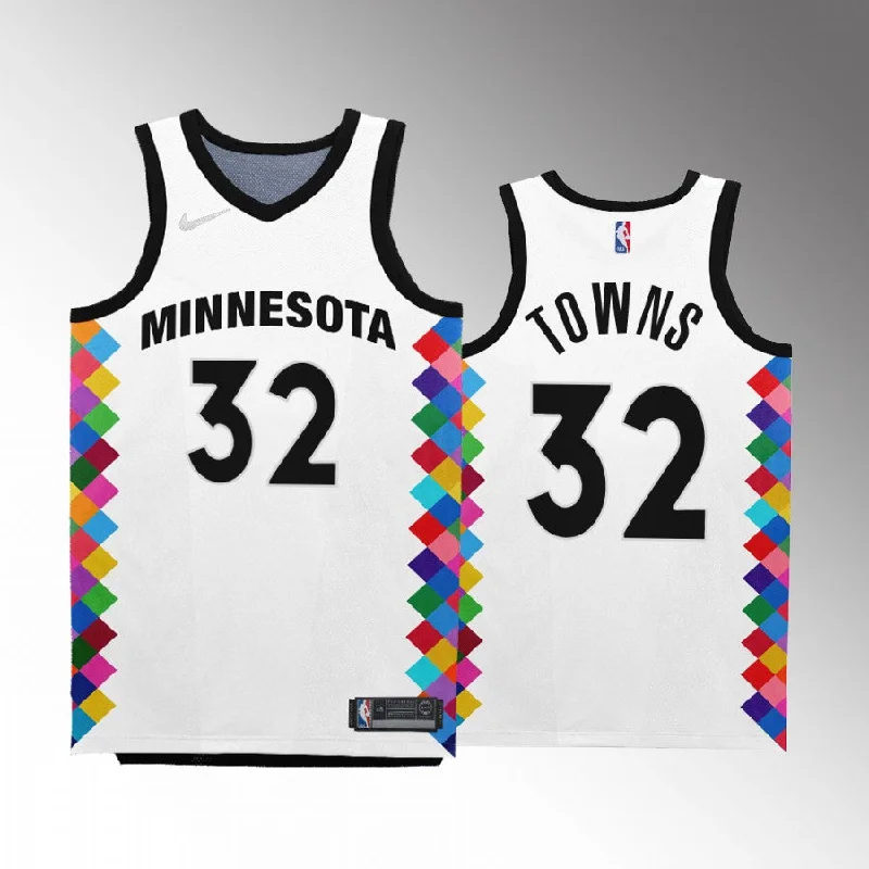 Custom soccer jersey with high-performance fabric-Custom basketball jersey with high-performance fabric-Karl Anthony Towns Minnesota Timberwolves Jersey