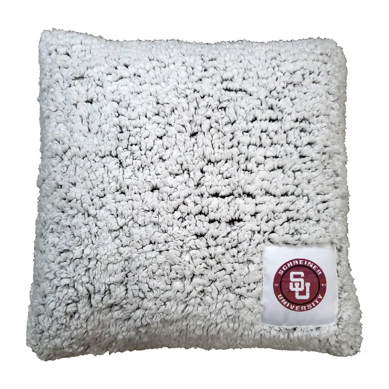 Personalized team home textiles for special occasions-Schreiner College Frosty Throw Pillow