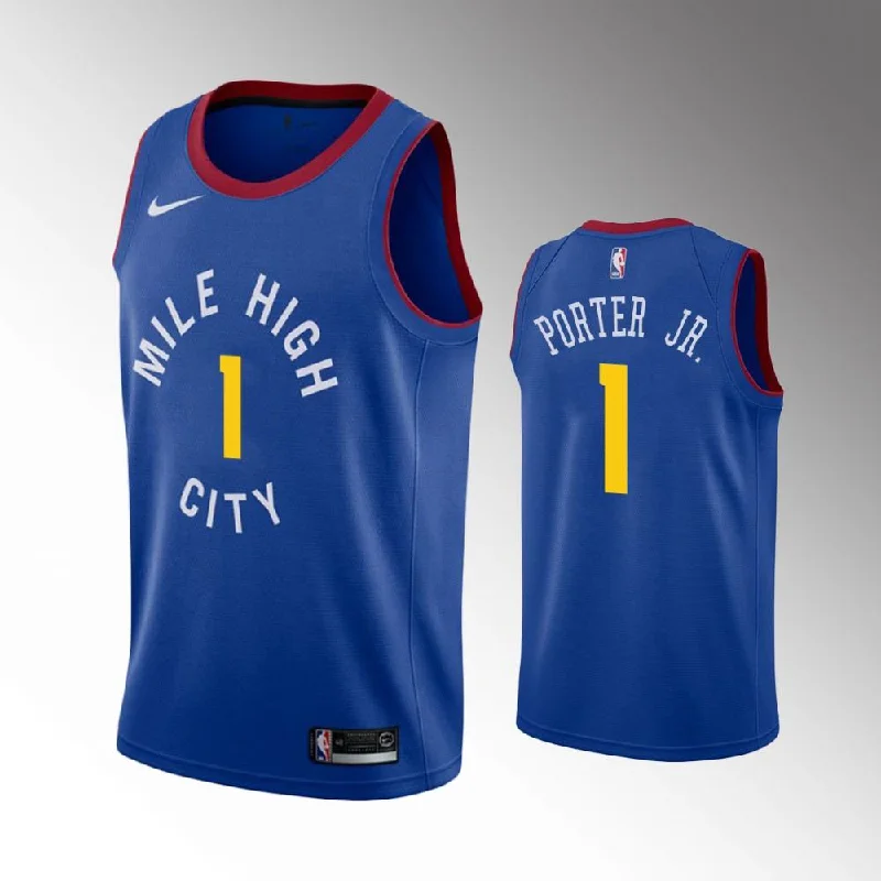 Retro-inspired soccer jersey with classic look-Retro-inspired basketball jersey with classic look-Michael Porter Jr Denver Nuggets Jersey