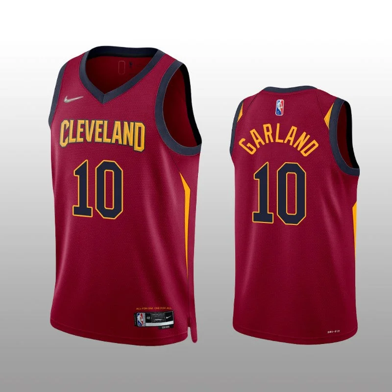 Custom soccer jersey for tournaments and competitions-Custom basketball jersey for tournaments and competitions-Darius Garland Cleveland Cavaliers Jersey