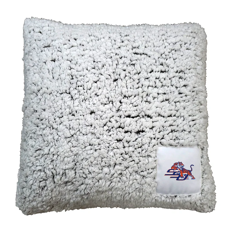 Personalized team home textiles with logo-Savannah State Frosty Pillow