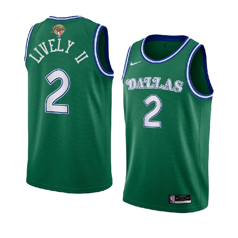 Custom soccer jersey for all skill levels-Custom basketball jersey for all skill levels-Dereck Lively II Dallas Mavericks NBA Finals 2024 Jersey