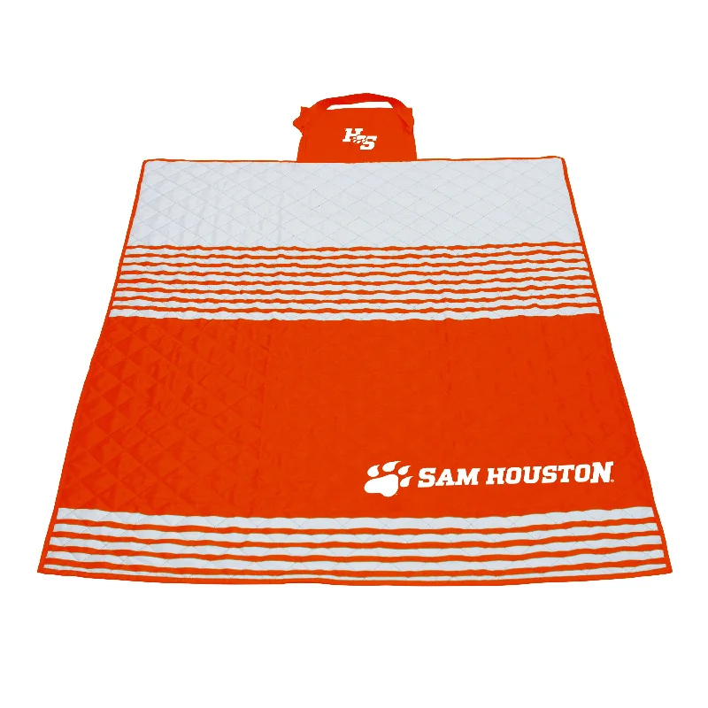 Personalized team home textiles for bedrooms-Sam Houston State Outdoor Blanket