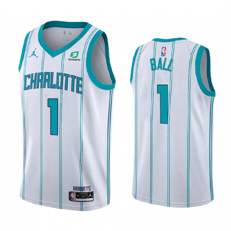 Soccer jersey with unique designs for charity auctions-Basketball jersey with unique designs for charity auctions-LaMelo Ball Charlotte Hornets Jersey