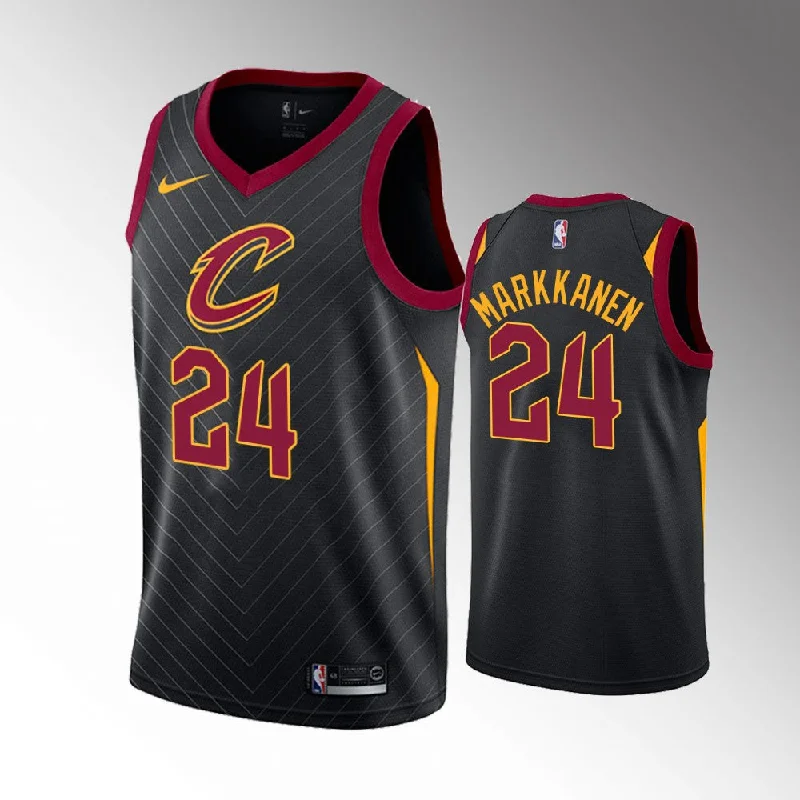 Personalized soccer jersey with embroidered logo-Personalized basketball jersey with embroidered logo-Lauri Markkanen Cleveland Cavaliers Jersey