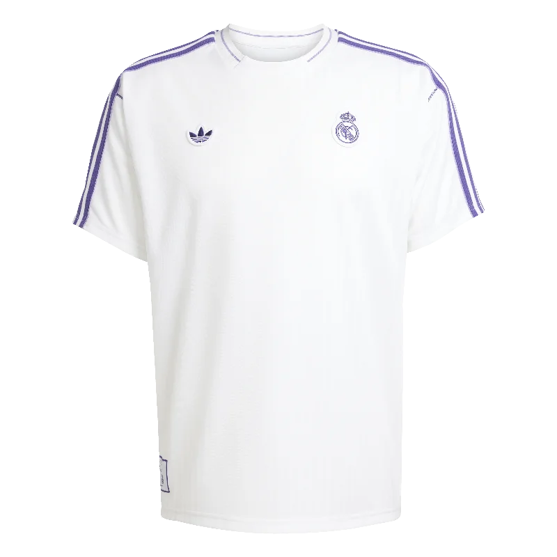 Soccer jersey with mesh panels for ventilation-Real Madrid Terrace Icons Jersey (JF2581)