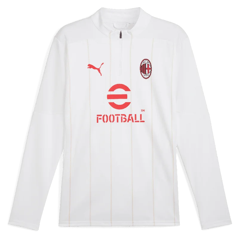 Personalized soccer jersey for casual outings-AC Milan 24/25 Pre-Match 1/4 Zip Top - 125th Anniversary Collection (77934508)