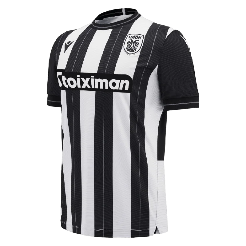 Soccer jersey with flexible and comfortable fit-Paok FC 24/25 Home Jersey (700027050001)