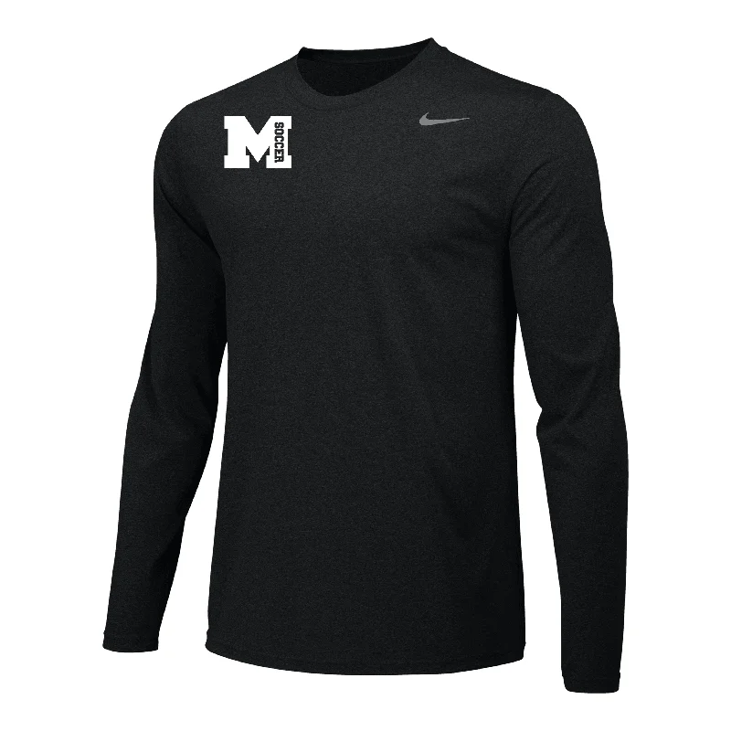 Personalized soccer jersey with team logo-McNary HS L/S Dri-Fit [Men's]